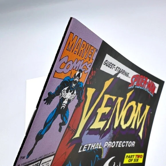 Venom Lethal Protector #2 Marvel 1993 Part 2 Feature Spider-Man Near Mint NM - Picture 3 of 6